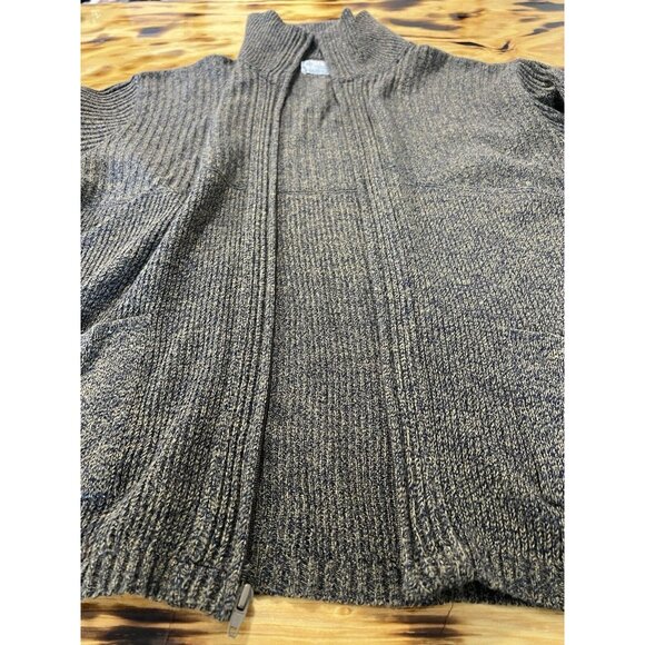 London Fog Sweater Womens 2X Big Long Sleeves Full Zip Granny Core Vintage‎ City - Picture 12 of 13
